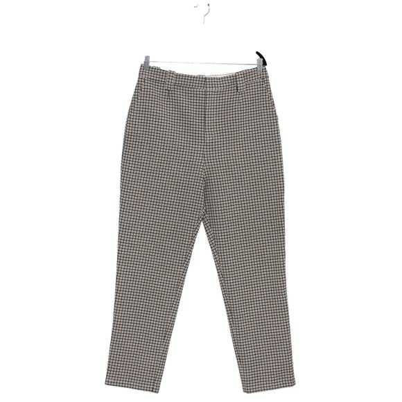 L'Academie The Olivette Pant in Taupe Plaid Size XL - Picture 1 of 12
